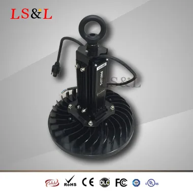 150W LED UFO Highbay עם מעטפת שחורה